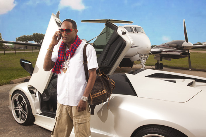 White Lamborghini and a personal moment from the archive.