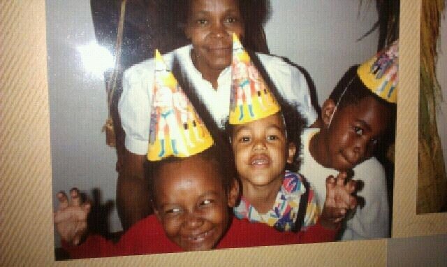 Family birthday photograph