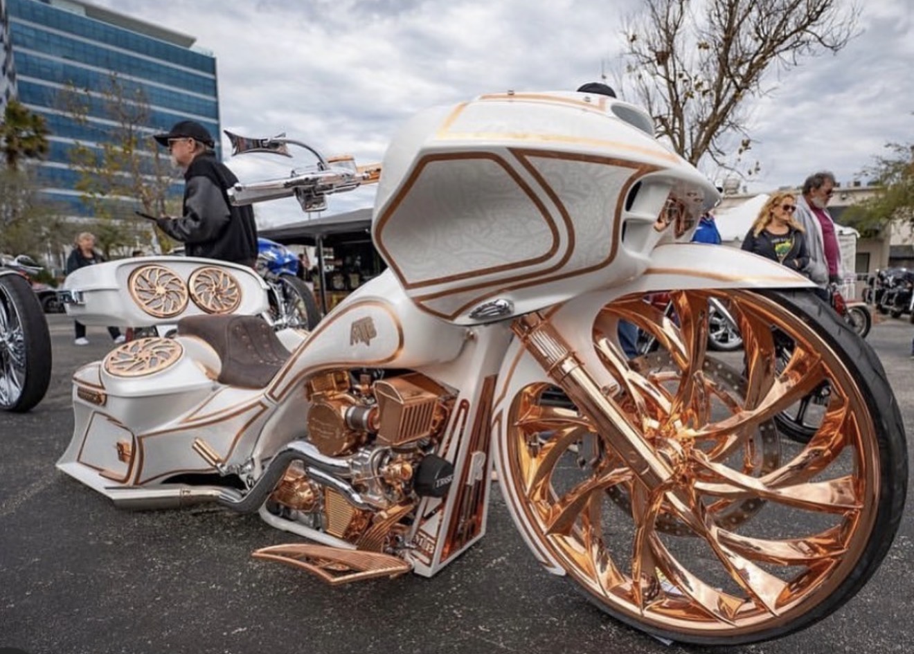 Full profile of POWER OUTAGE at a motorcycle show